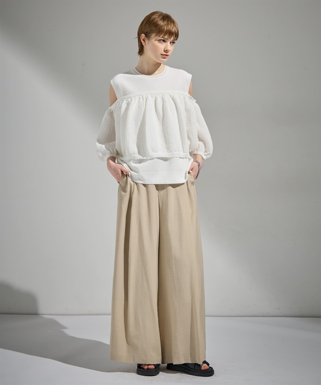 ATSURO TAYAMA タックワイドパンツ_sub_17