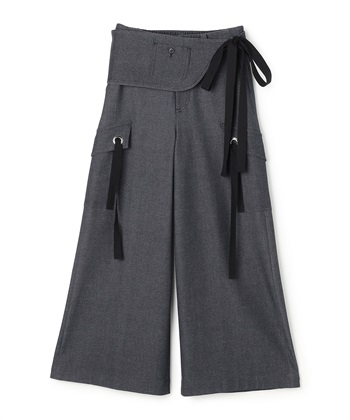 ATSURO TAYAMA サイドリボンツイルカーゴパンツ（ポケットベルト付き）_subthumb_1