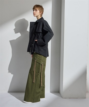 ATSURO TAYAMA サイドリボンツイルカーゴパンツ（ポケットベルト付き）_subthumb_16