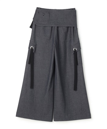 ATSURO TAYAMA サイドリボンツイルカーゴパンツ（ポケットベルト付き）_subthumb_18