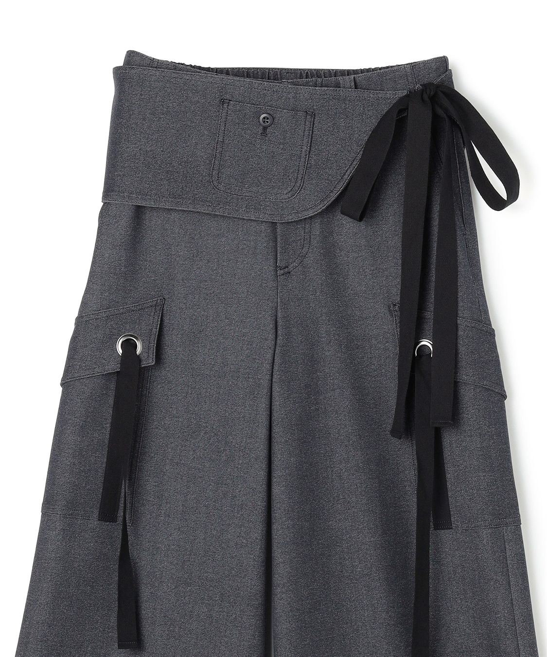 ATSURO TAYAMA サイドリボンツイルカーゴパンツ（ポケットベルト付き）_sub_19