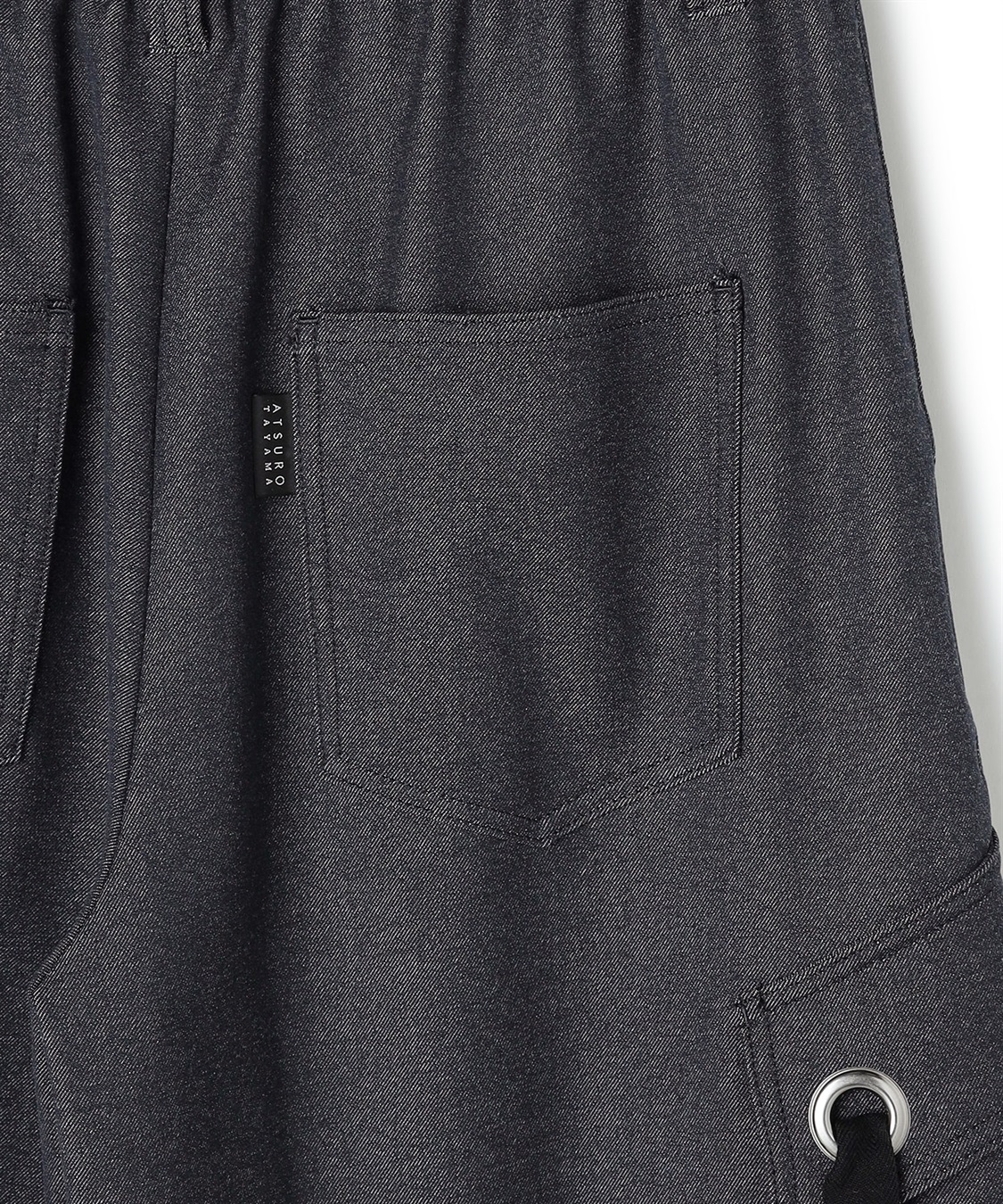 ATSURO TAYAMA サイドリボンツイルカーゴパンツ（ポケットベルト付き）_sub_25