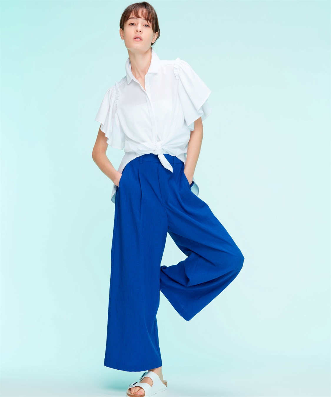 ATSURO TAYAMA 麻調スラブパンツ_sub_1