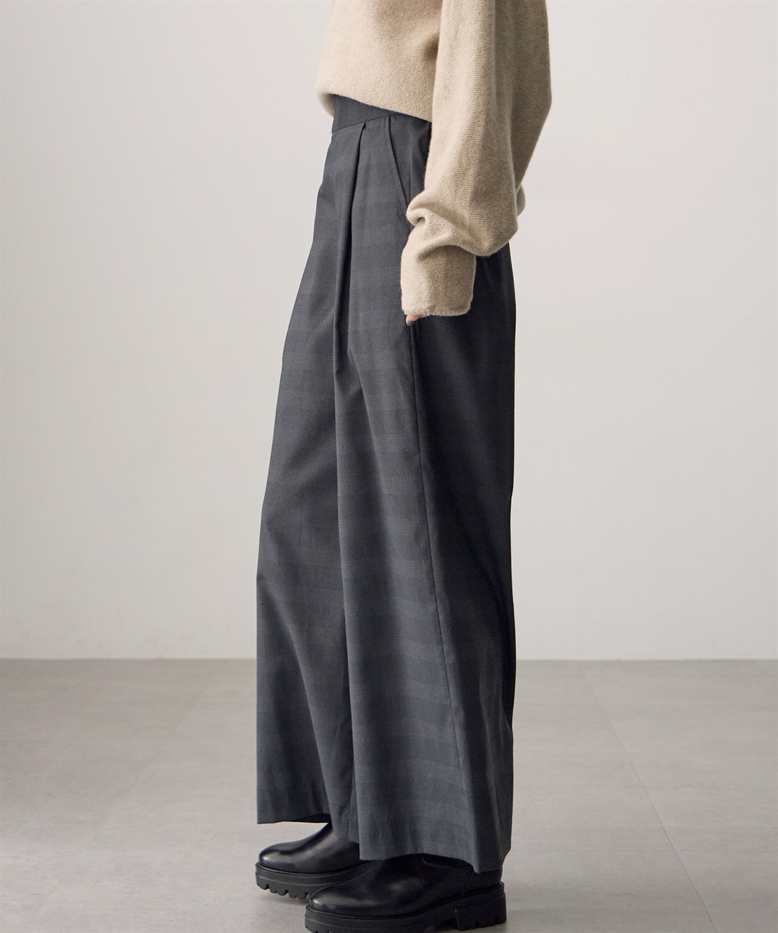 ATSURO TAYAMA ベルトデザインワイドパンツ_sub_3