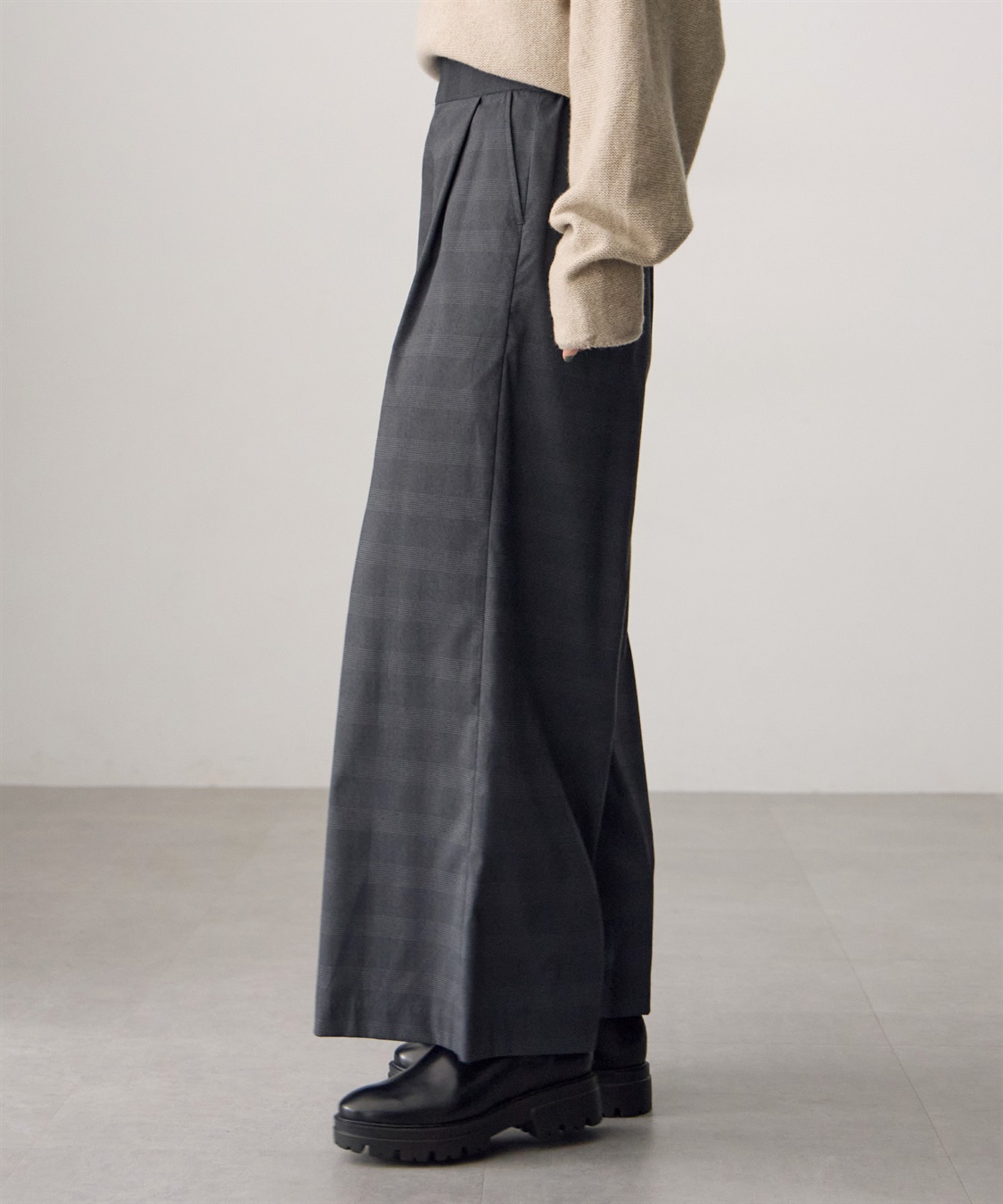 ATSURO TAYAMA ベルトデザインワイドパンツ_sub_4