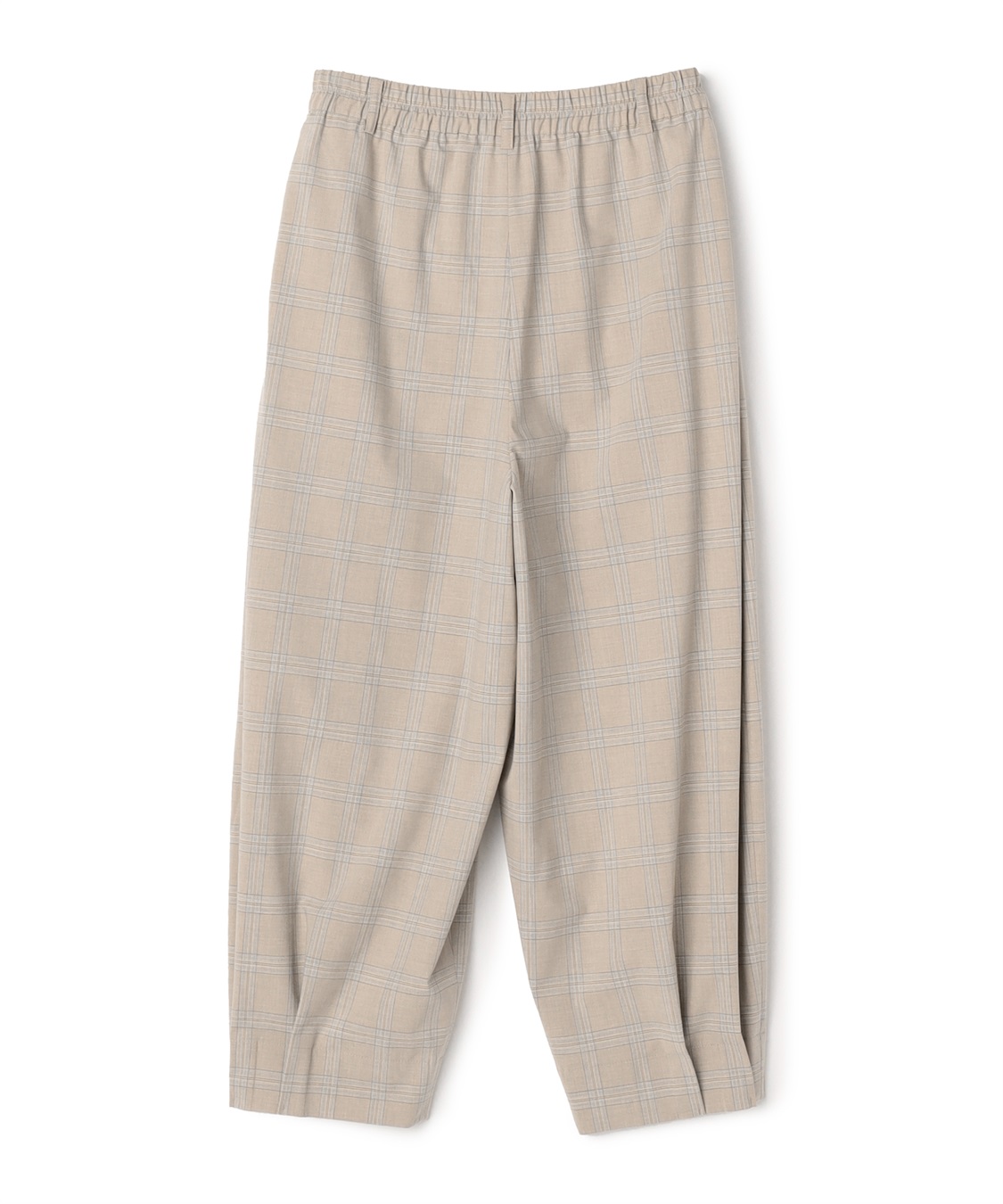 ATSURO TAYAMA 杢チェックタックパンツ_sub_1