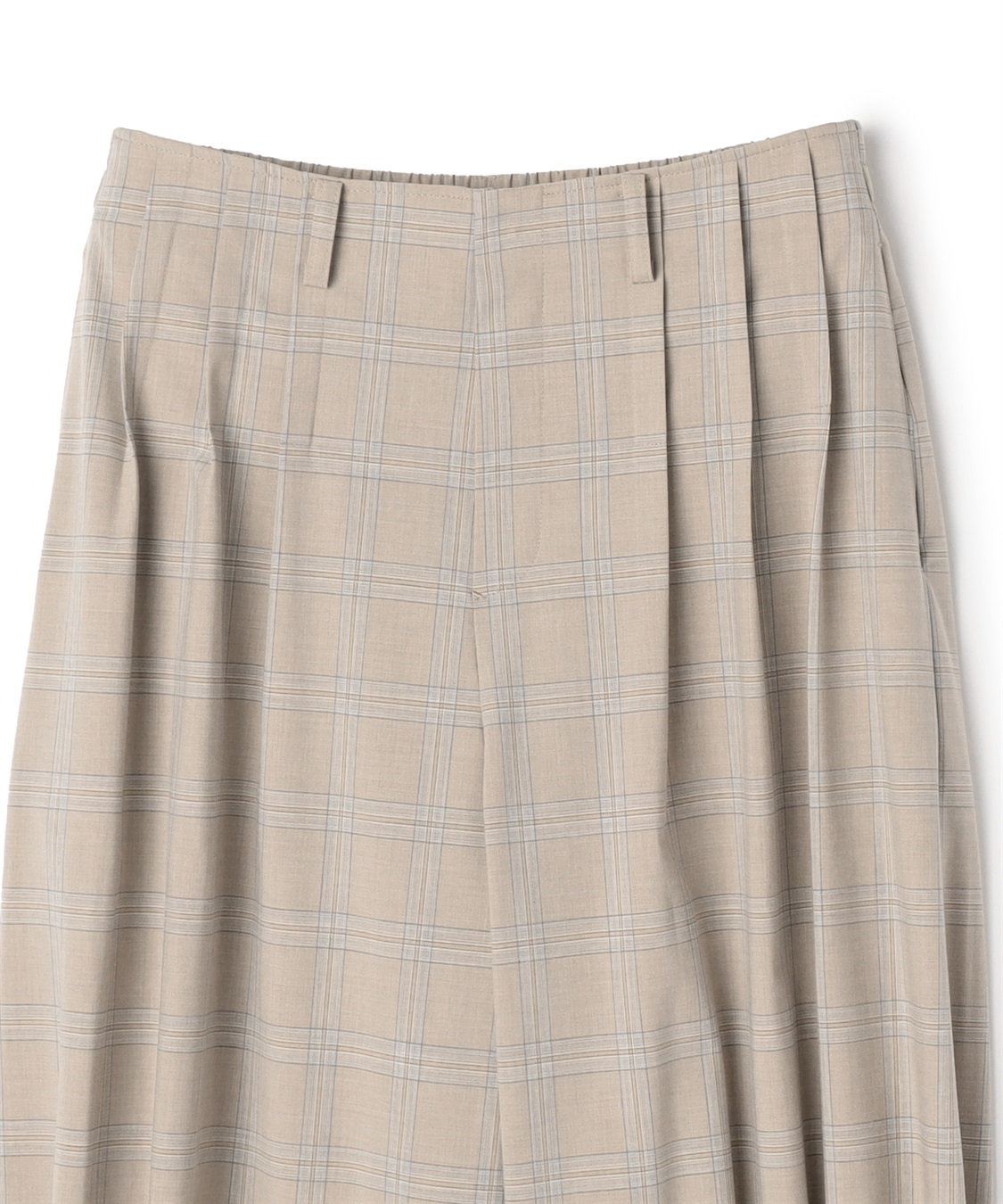 ATSURO TAYAMA 杢チェックタックパンツ_sub_2