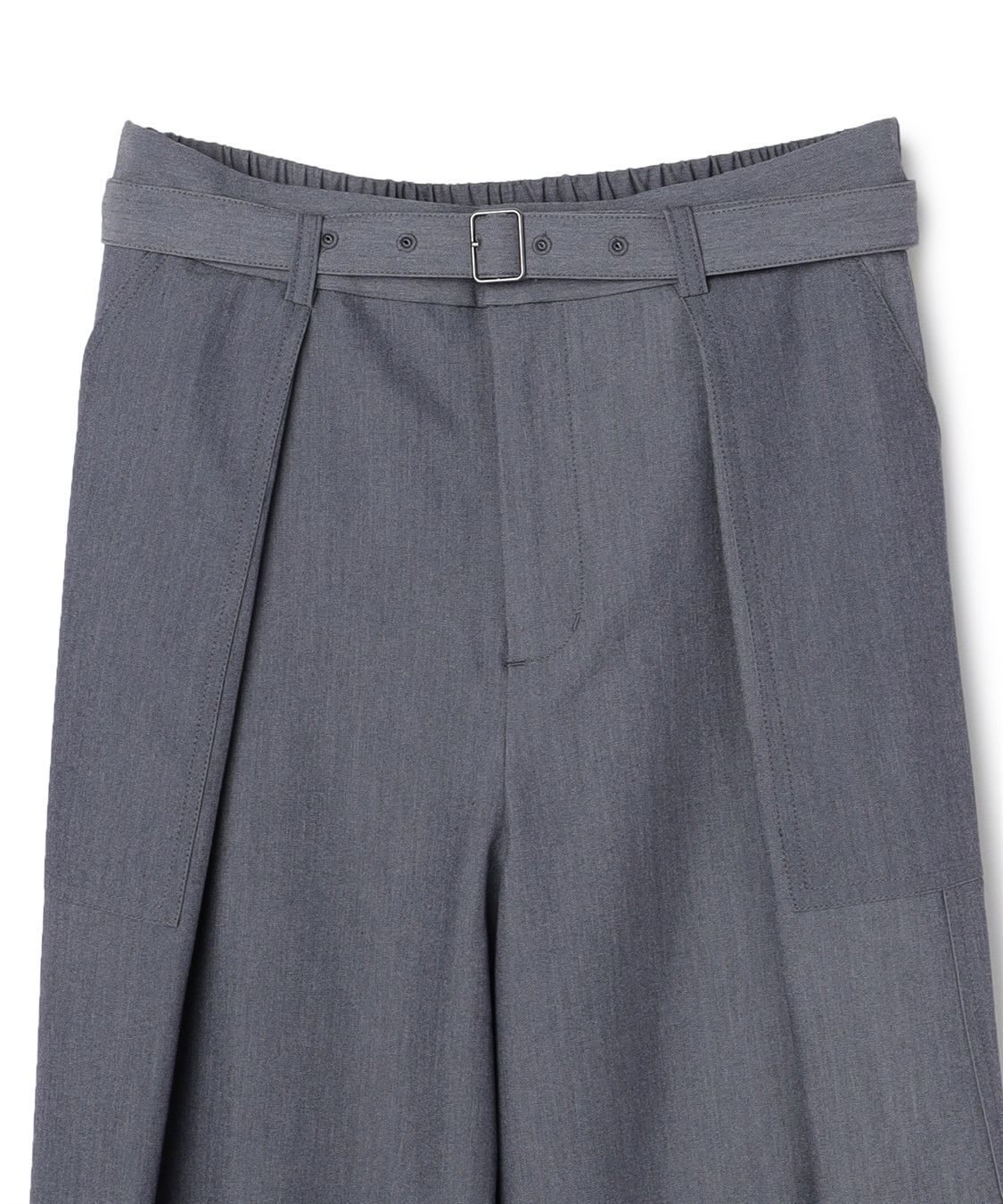 ATSURO TAYAMA シャンブレーテーパードパンツ_sub_2