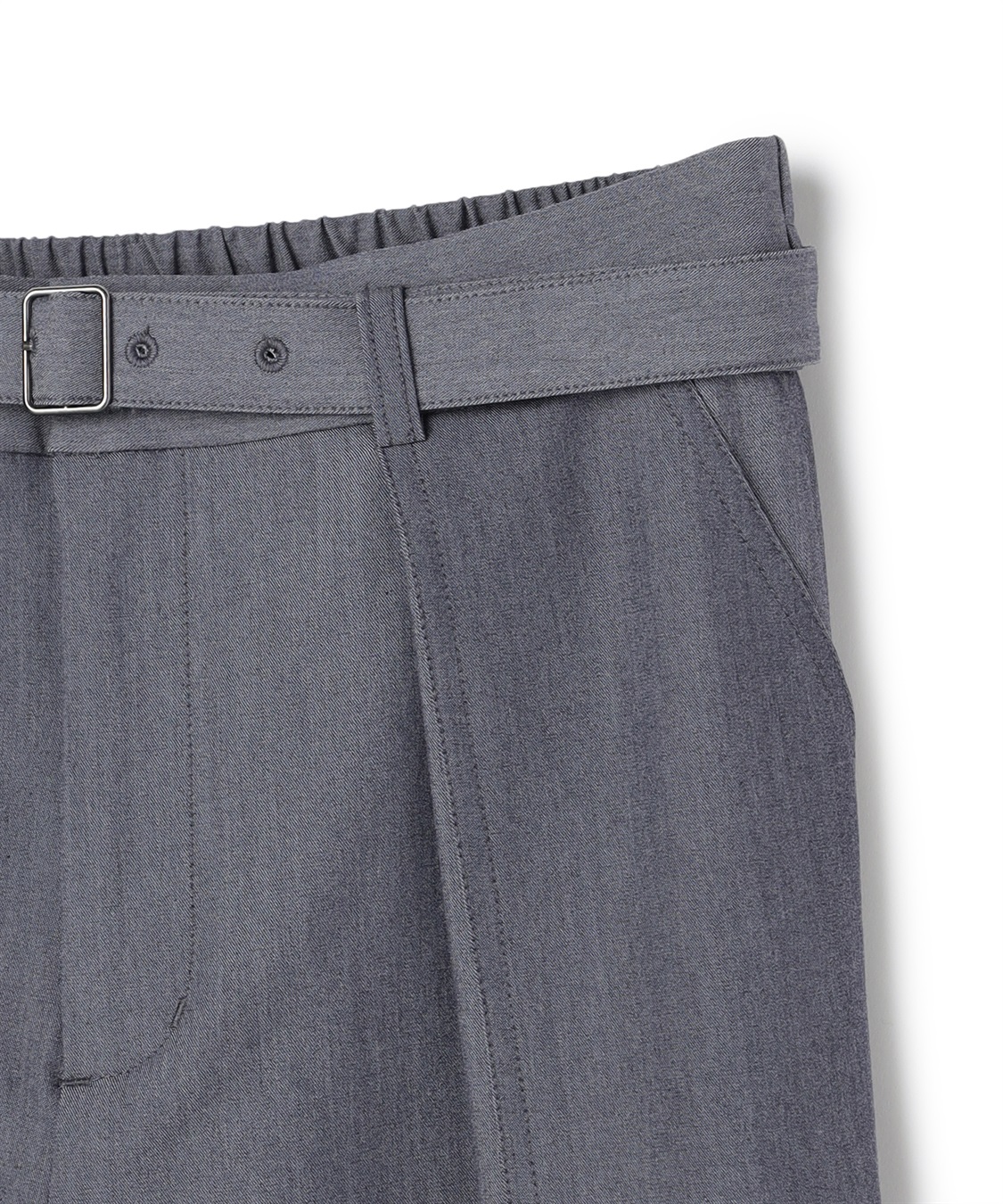 ATSURO TAYAMA シャンブレーテーパードパンツ_sub_3