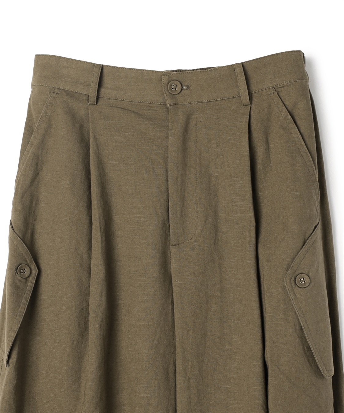 ATSURO TAYAMA 【ART OF GARDEN】コットン×リネンワイドパンツ_sub_3