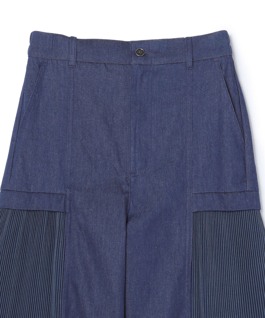 ATSURO TAYAMA サイドプリーツワイドデニムパンツ_sub_2