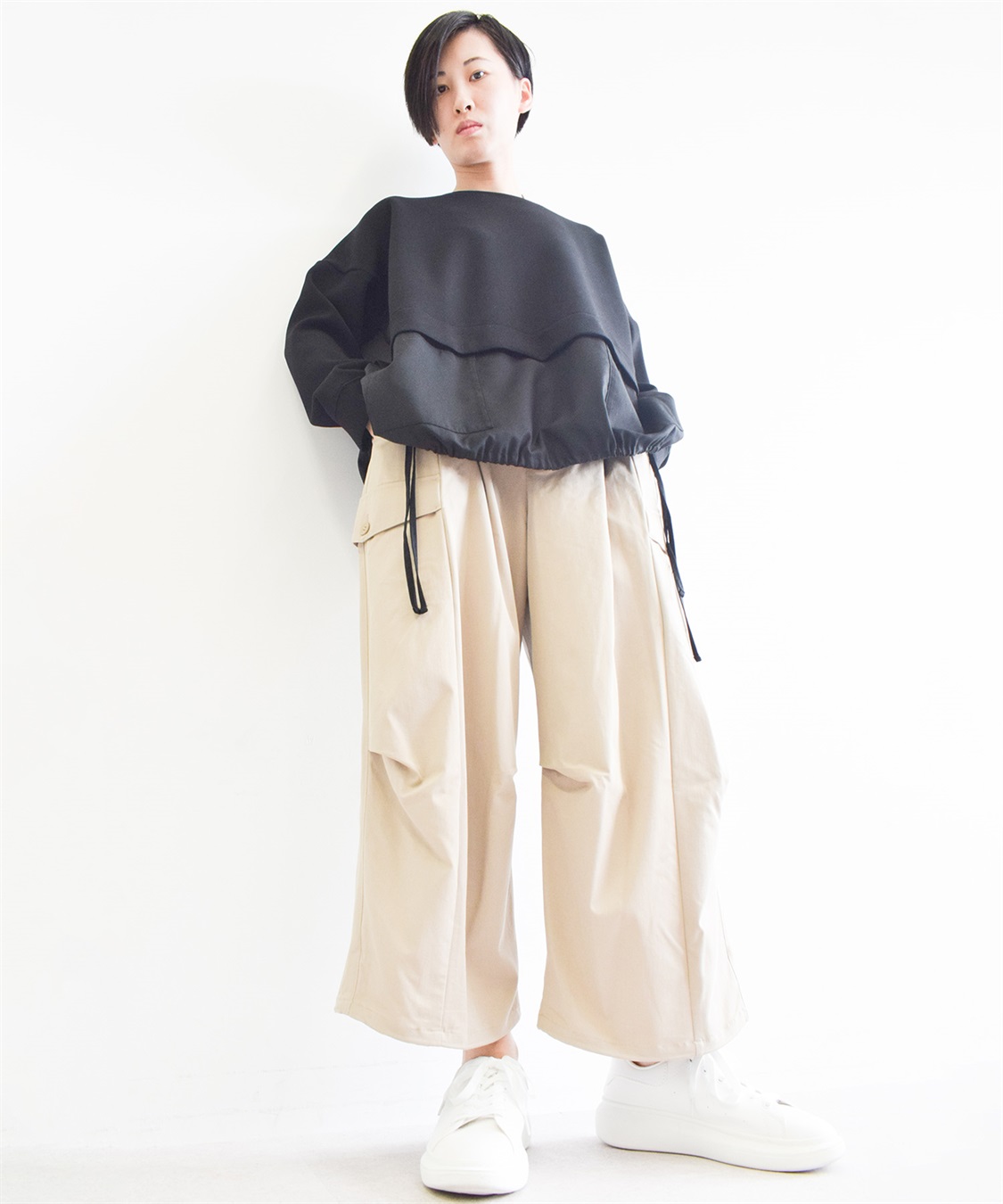 ATSURO TAYAMA レーヨンカーゴパンツ_sub_2