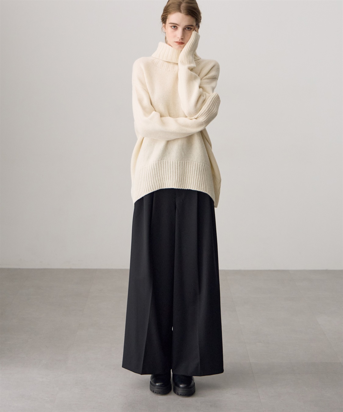 ATSURO TAYAMA ツータックワイドパンツ_sub_7