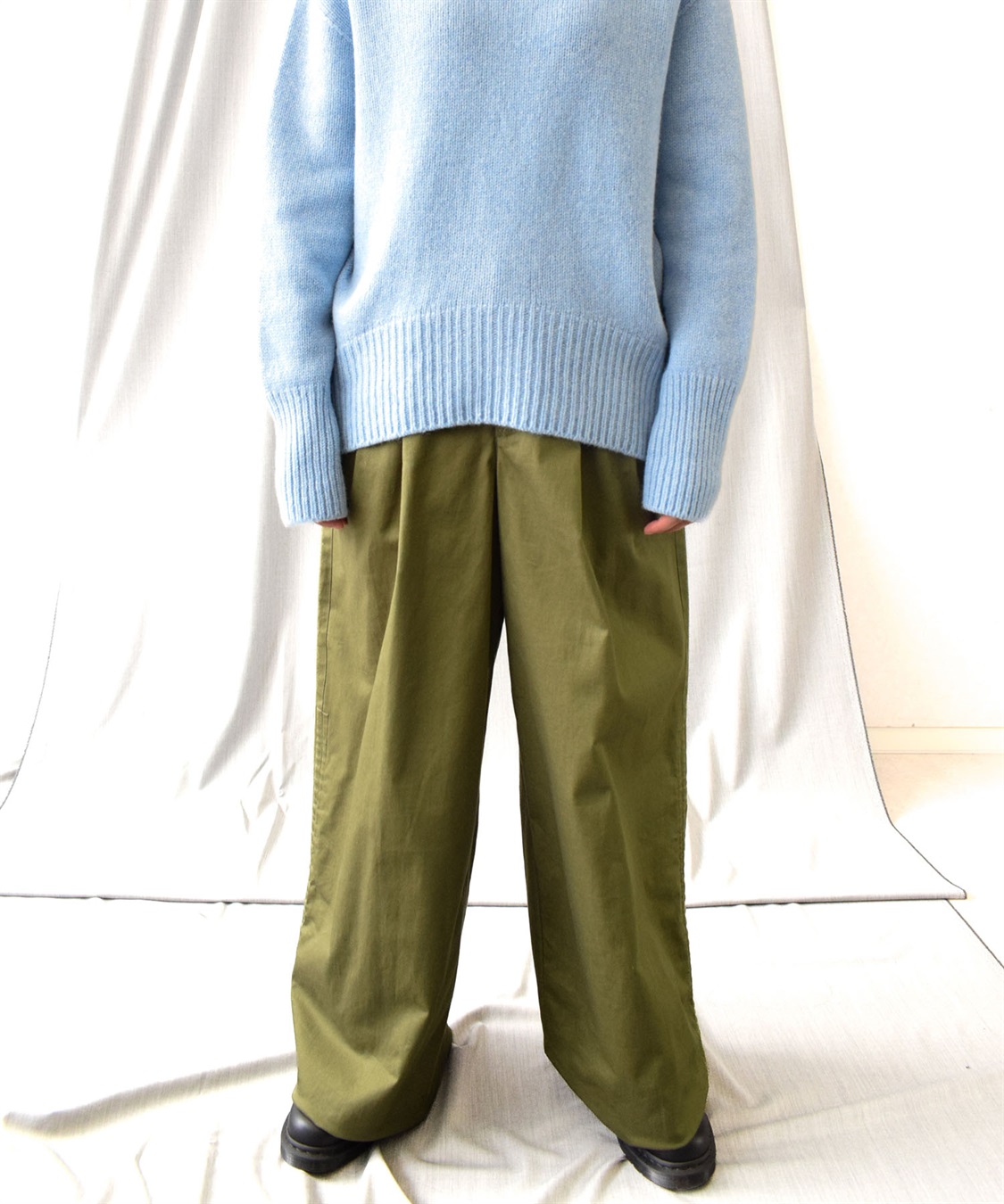 ATSURO TAYAMA ワイドチノストレッチパンツ_sub_1