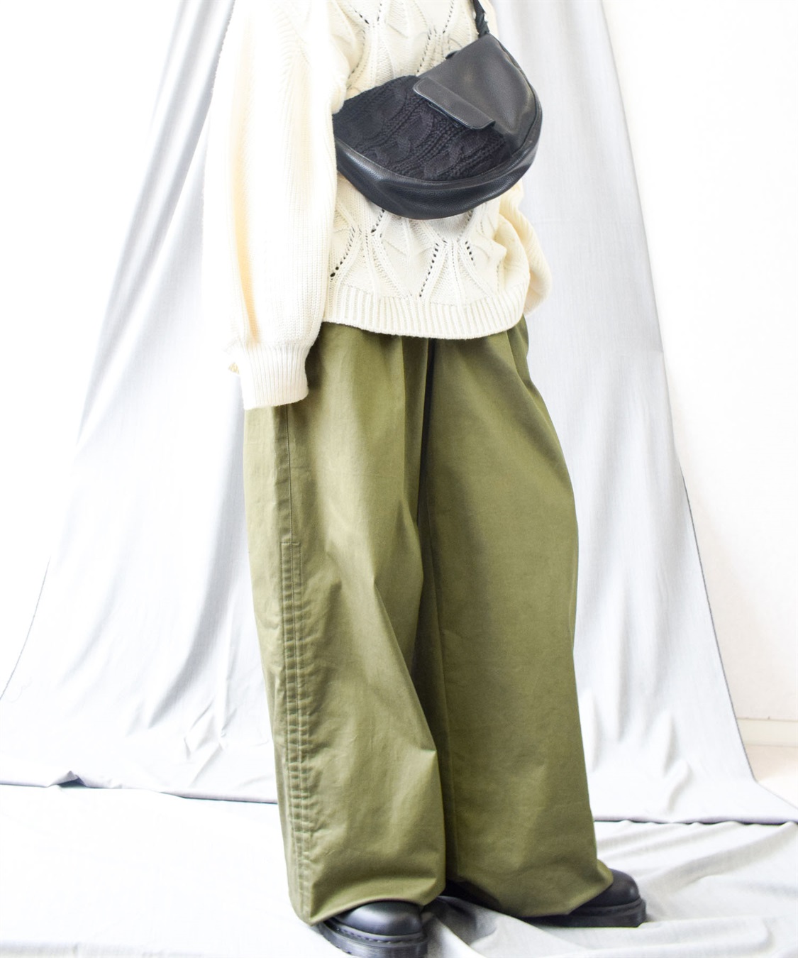 ATSURO TAYAMA ワイドチノストレッチパンツ_sub_2