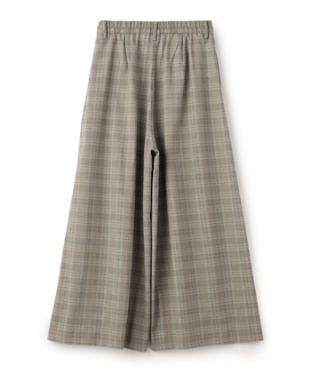 ATSURO TAYAMA タックプリーツチェック柄フレアパンツ_subthumb_13