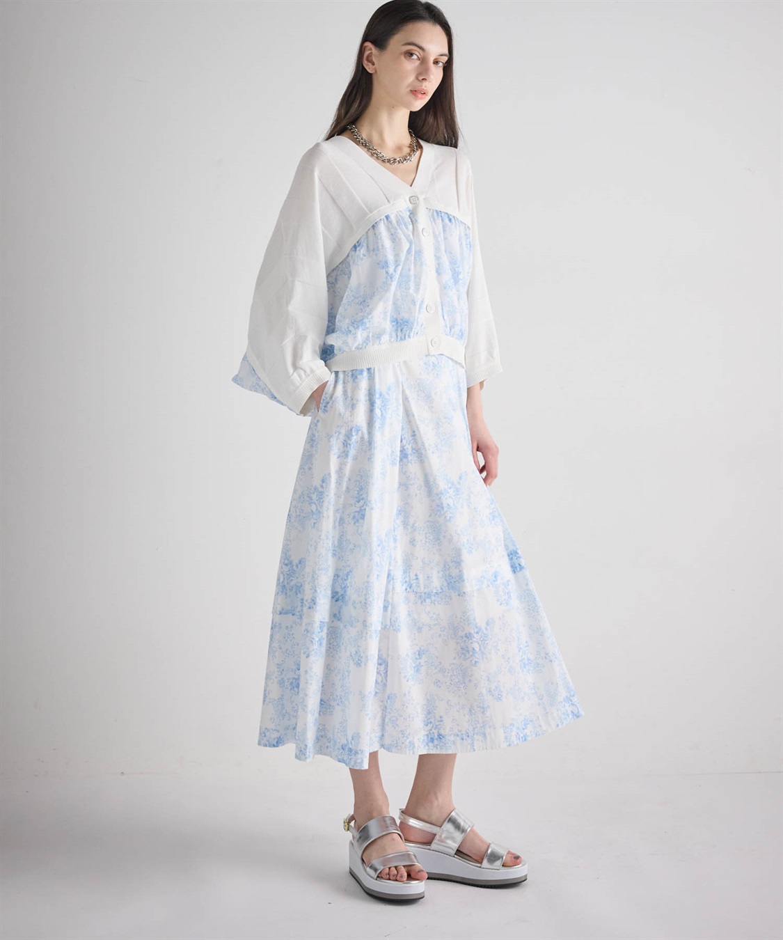 ATSURO TAYAMA フラワープリントスカート_sub_9