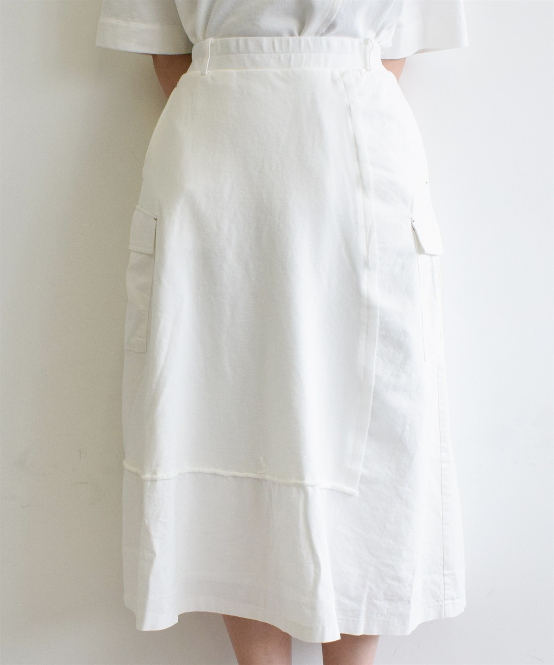 ATSURO TAYAMA デニム切り替えスカート_sub_2