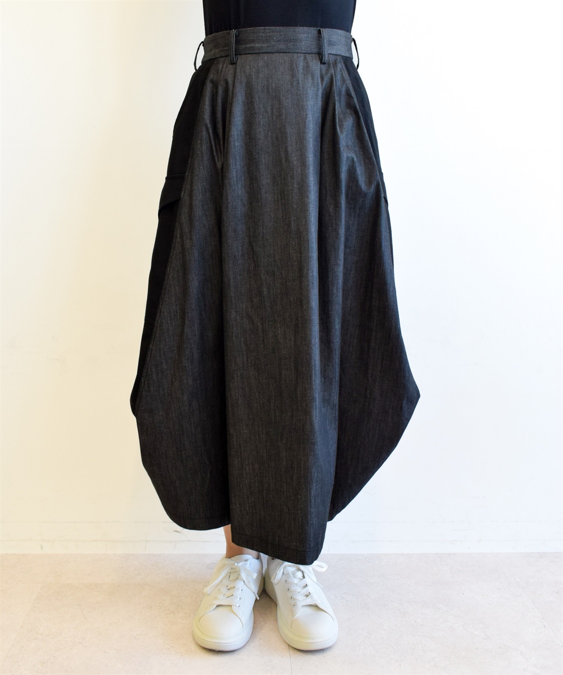 ATSURO TAYAMA サイド切り替えフレアスカート_sub_14
