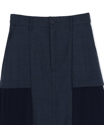 ATSURO TAYAMA 異素材コンビネーションフレアロングスカート_subthumb_4