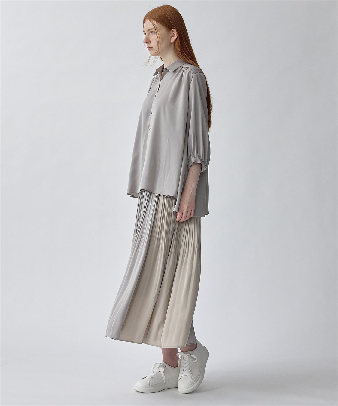 ATSURO TAYAMA プリーツギャザースカート_sub_5