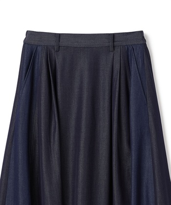 ATSURO TAYAMA ポリエステル混デニムスカート_subthumb_15