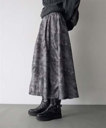 ATSURO TAYAMA アートプリントタックフレアスカート_subthumb_3