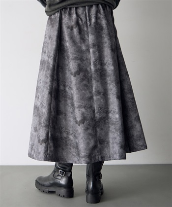 ATSURO TAYAMA アートプリントタックフレアスカート_subthumb_4