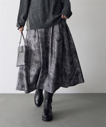 ATSURO TAYAMA アートプリントタックフレアスカート_subthumb_9