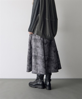 ATSURO TAYAMA アートプリントタックフレアスカート_subthumb_12
