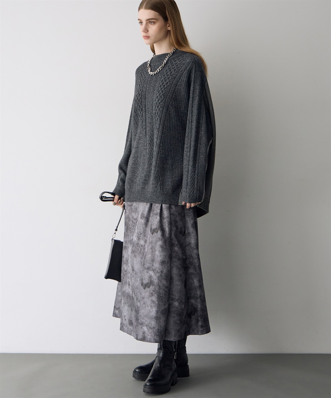 ATSURO TAYAMA アートプリントタックフレアスカート_sub_13