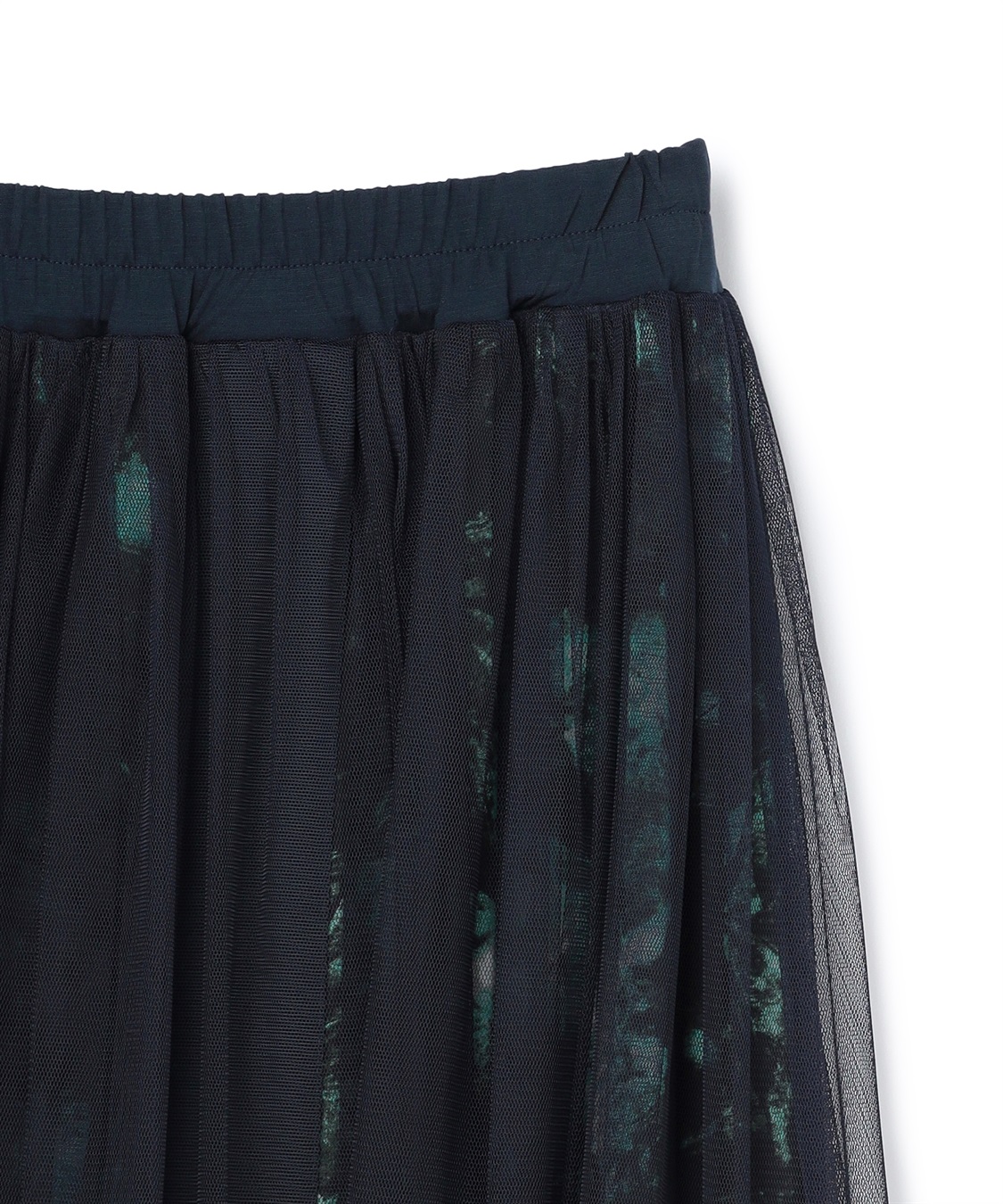 ATSURO TAYAMA メッシュギャザースカート_sub_5