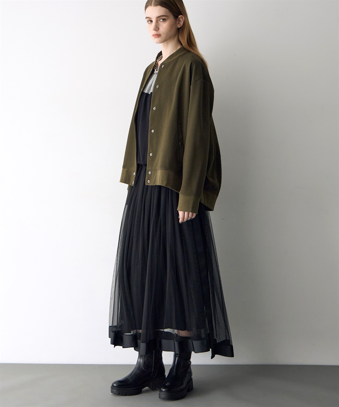 ATSURO TAYAMA メッシュギャザースカート_sub_12