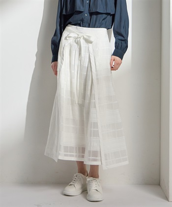 ATSURO TAYAMA シースルーチェックスカート_subthumb_1