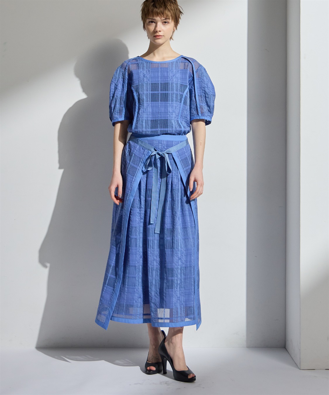 ATSURO TAYAMA シースルーチェックスカート_sub_9