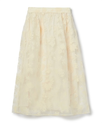 ATSURO TAYAMA フロッキープリントシアーロングスカート_subthumb_1