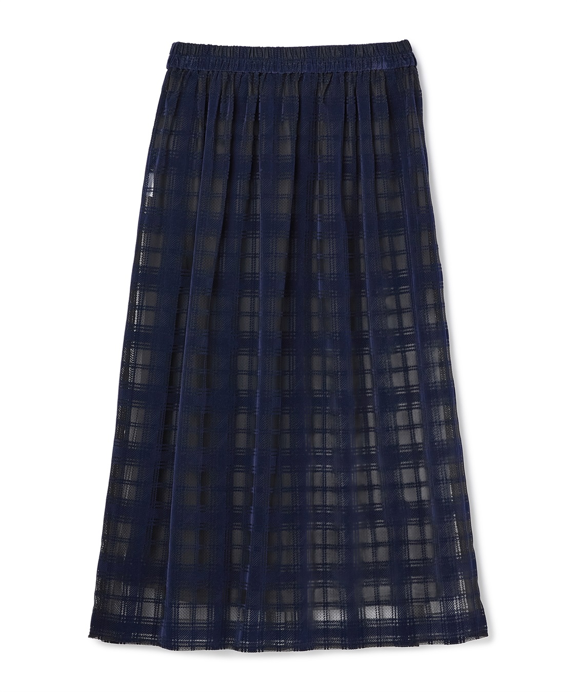 ATSURO TAYAMA フロッキープリントシアーロングスカート_sub_2