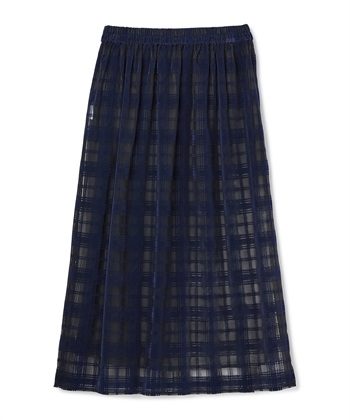 ATSURO TAYAMA フロッキープリントシアーロングスカート_subthumb_2