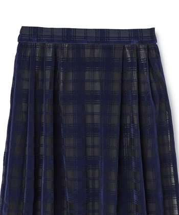 ATSURO TAYAMA フロッキープリントシアーロングスカート_subthumb_3