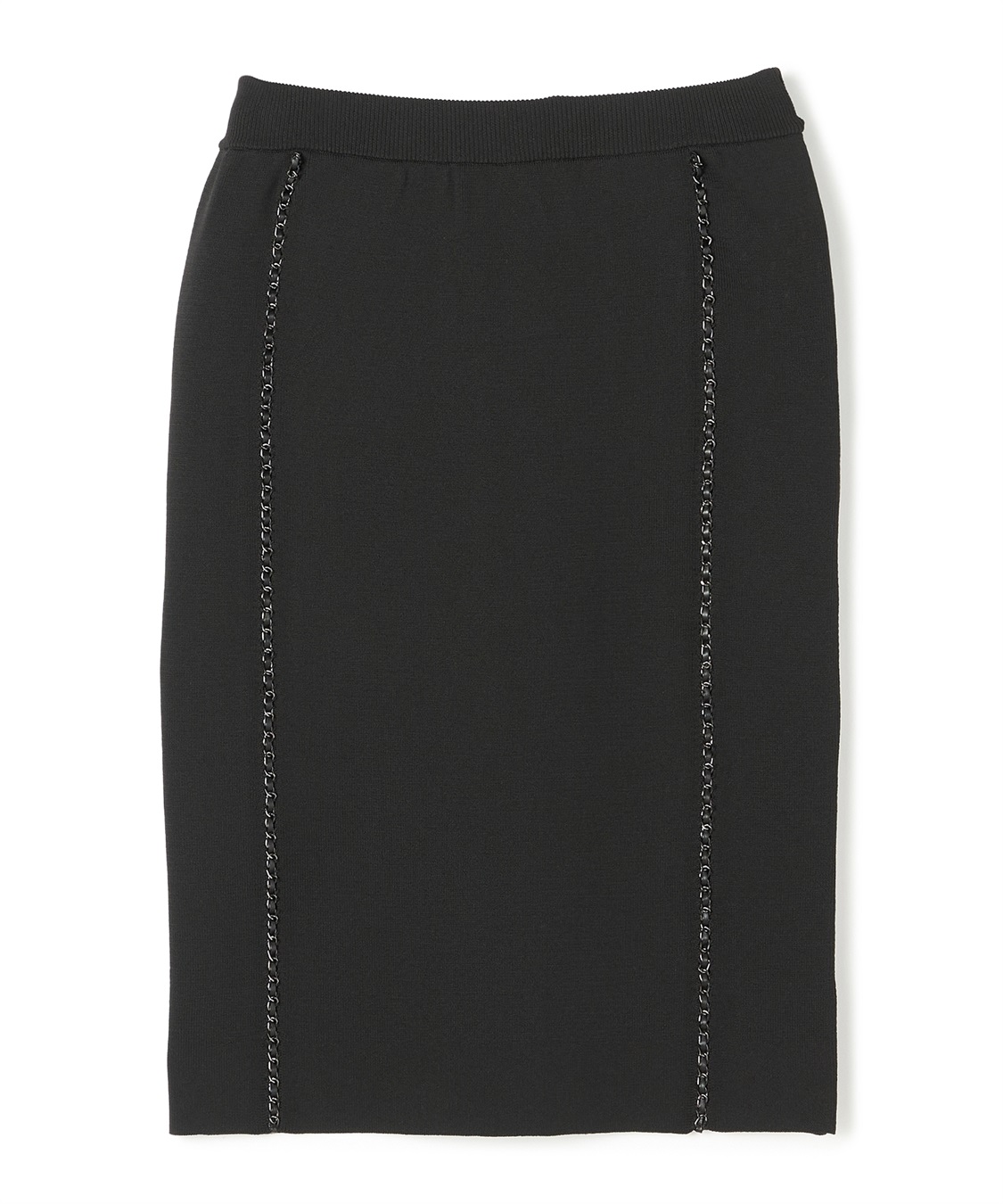 ATSURO TAYAMA レザーチェーンニットタイトスカート_sub_1