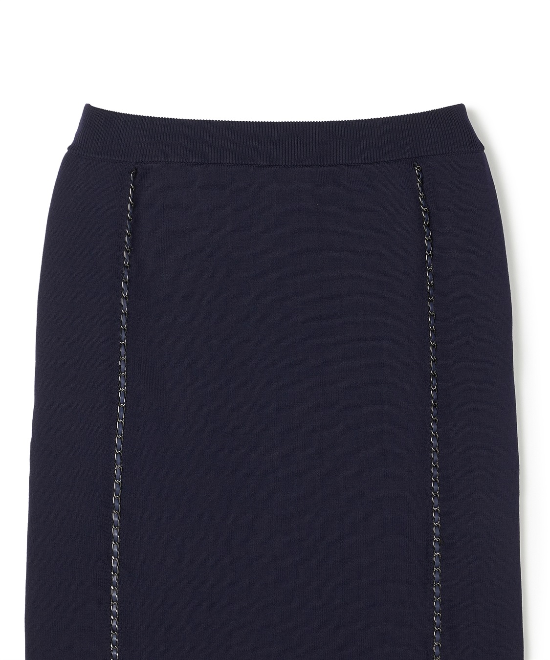 ATSURO TAYAMA レザーチェーンニットタイトスカート_sub_3