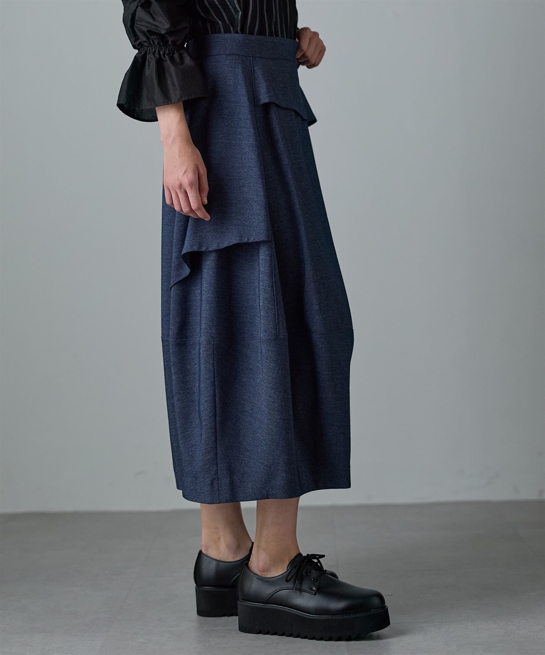 ATSURO TAYAMA レーヨンデニムバルーンスカート_sub_19