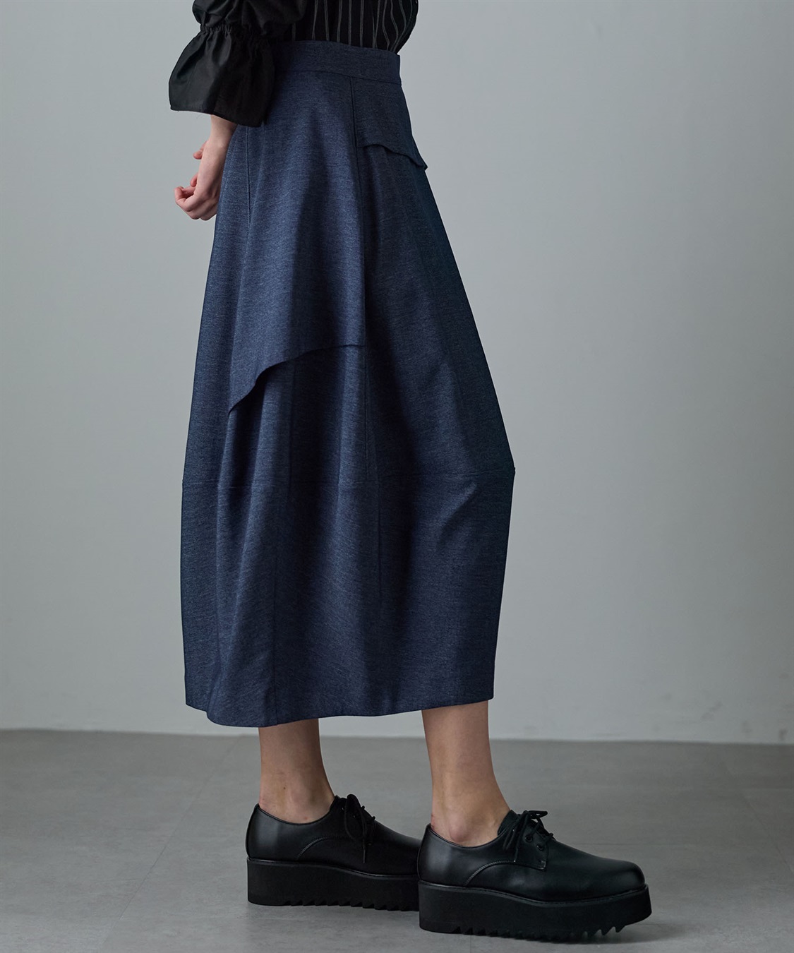 ATSURO TAYAMA レーヨンデニムバルーンスカート_sub_20