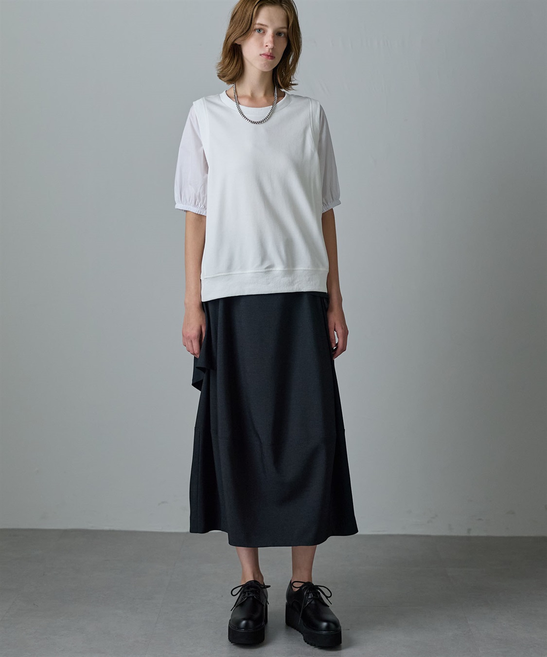ATSURO TAYAMA レーヨンデニムバルーンスカート_sub_26