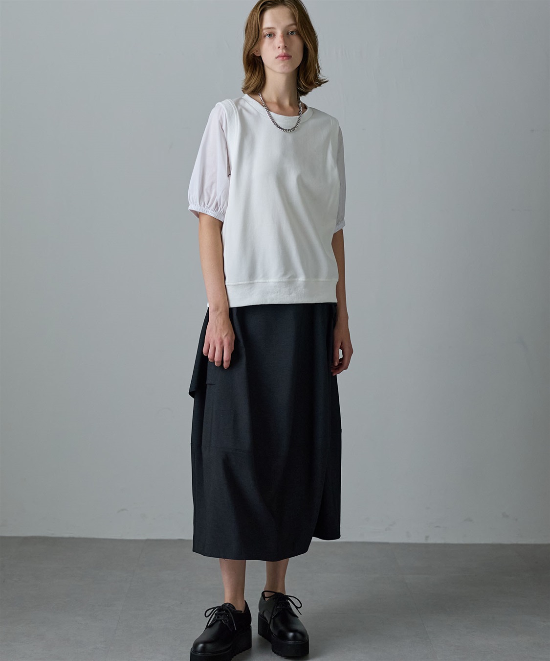 ATSURO TAYAMA レーヨンデニムバルーンスカート_sub_27
