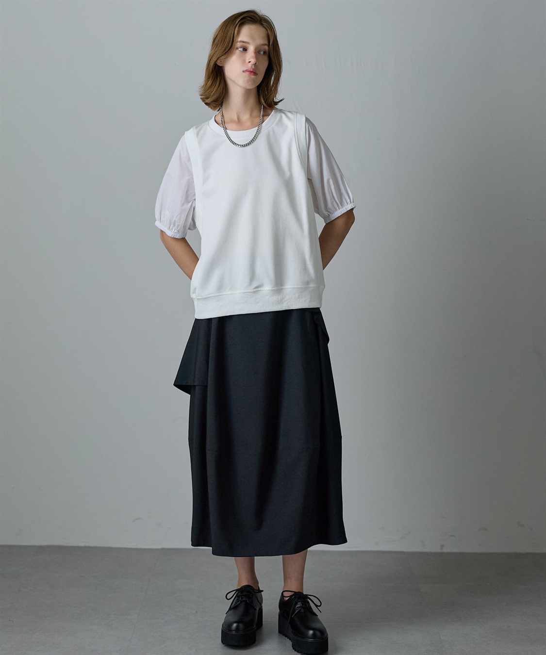 ATSURO TAYAMA レーヨンデニムバルーンスカート_sub_29