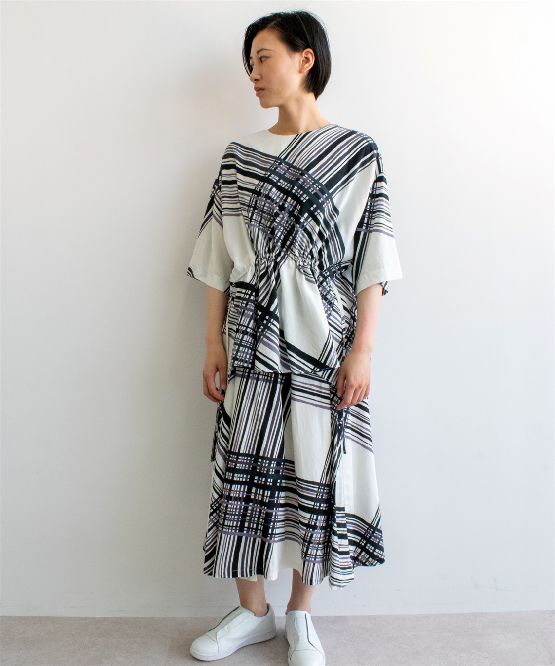 ATSURO TAYAMA バイヤスチェックタックスカート_sub_4