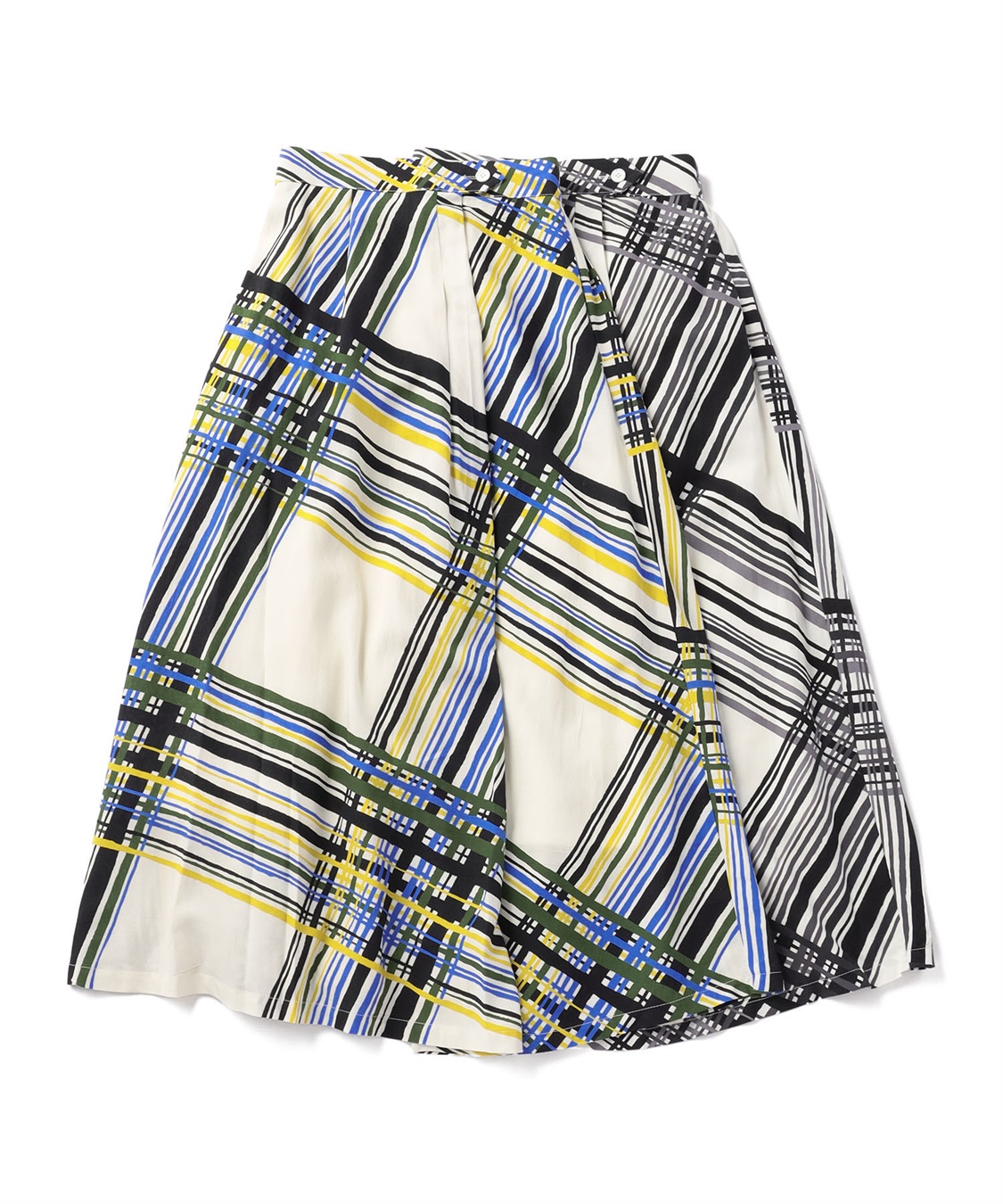 ATSURO TAYAMA バイヤスチェックタックスカート_sub_6