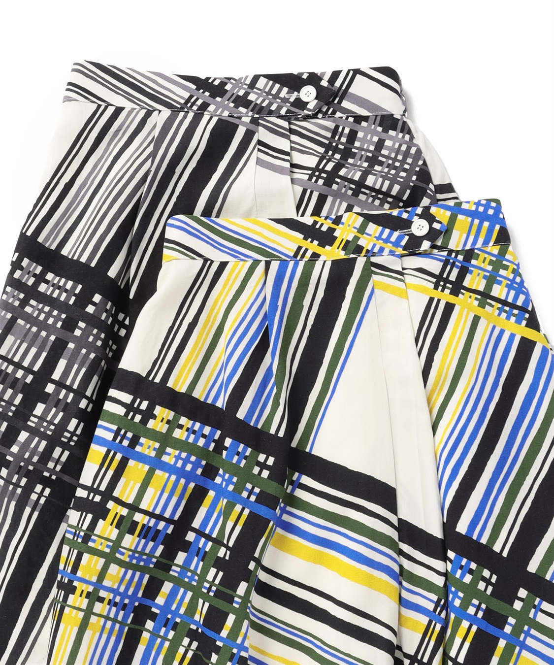 ATSURO TAYAMA バイヤスチェックタックスカート_sub_7