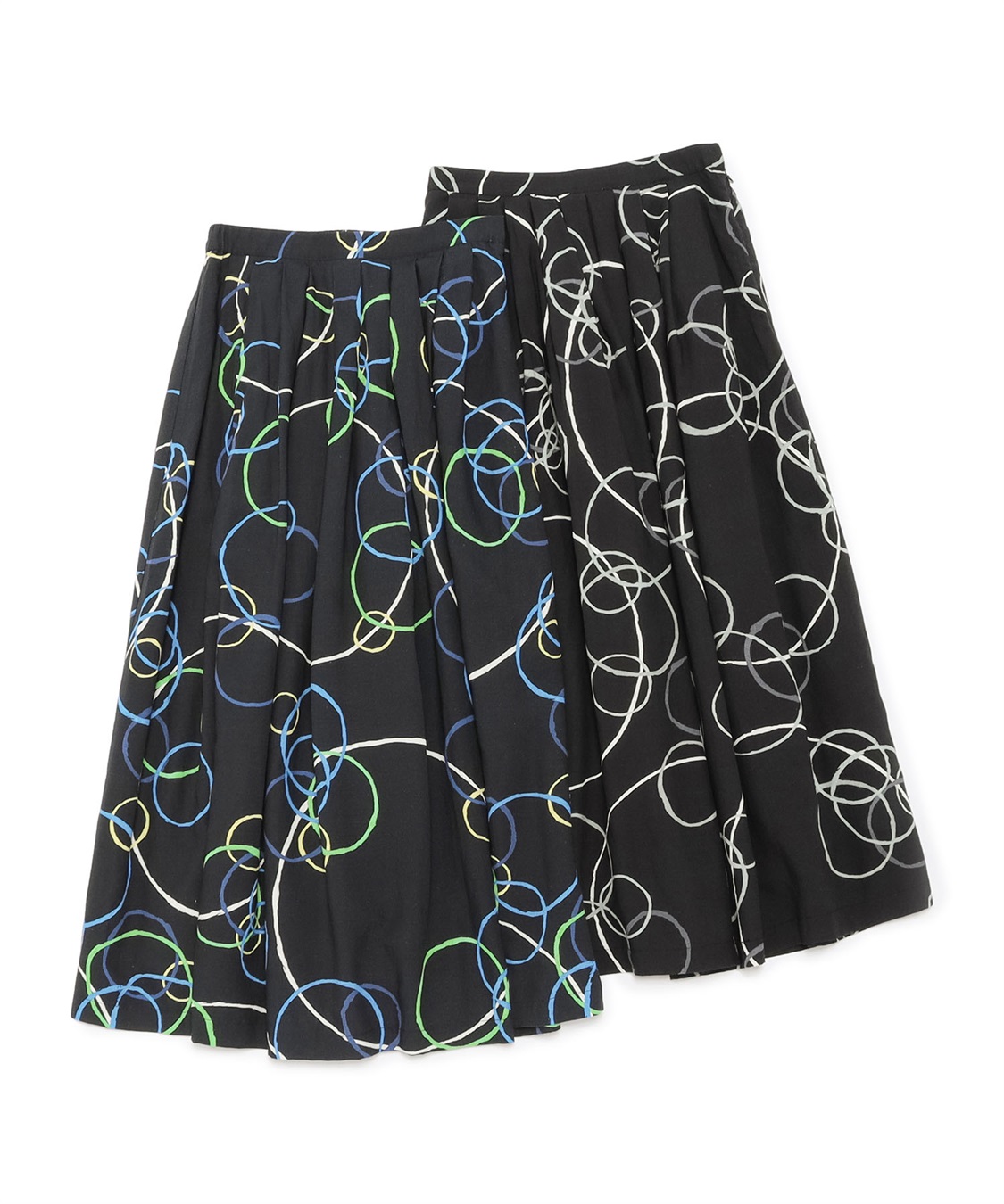 ATSURO TAYAMA スイングリング柄プリントスカート_sub_4